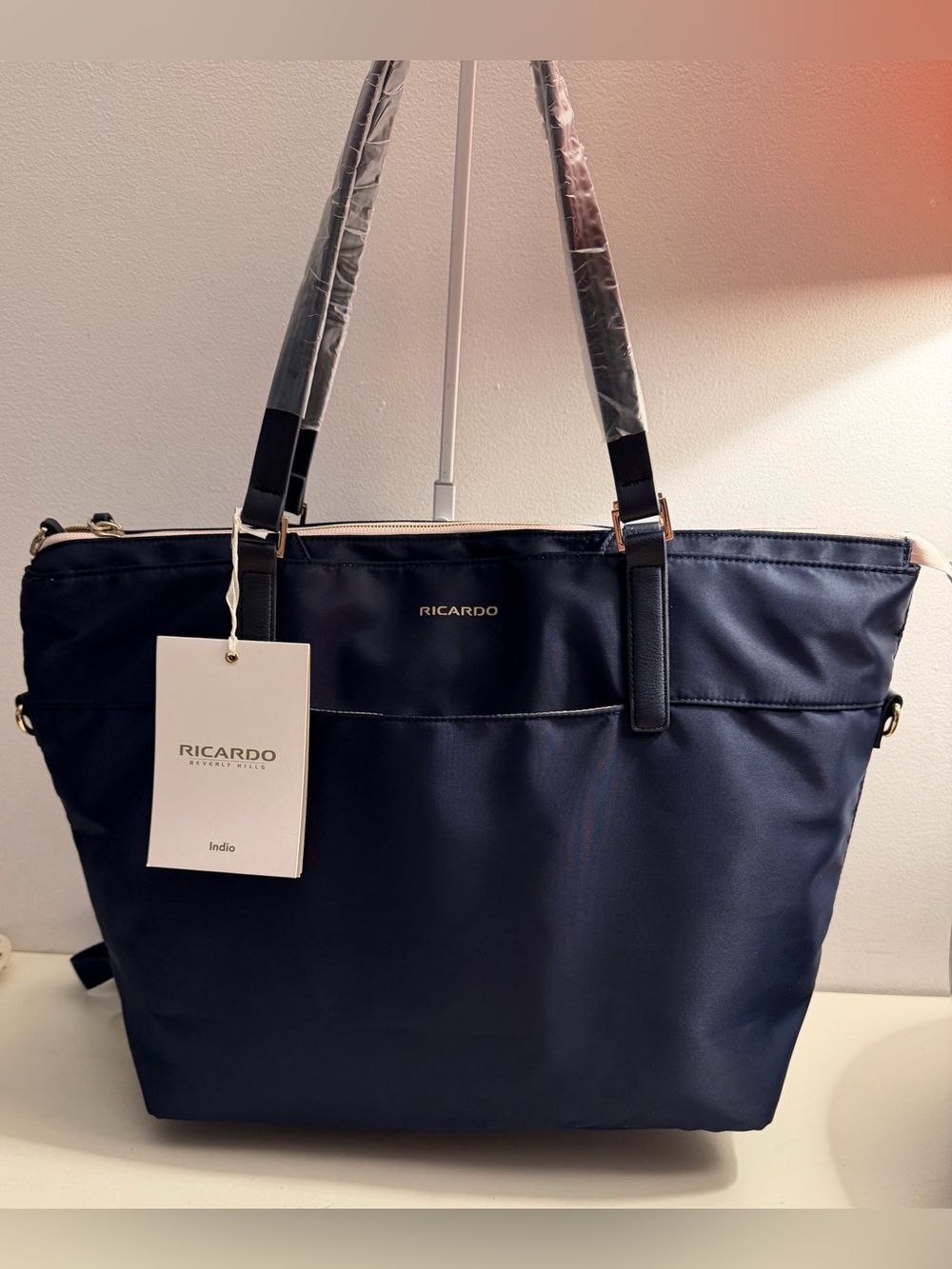 Ricardo Indio Convertible Navy Blue Travel Tote.